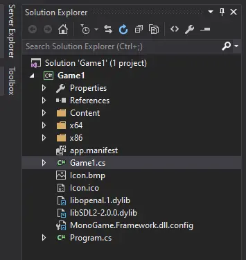 project structure