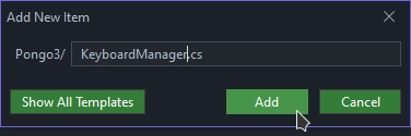 creating a new file in vs
